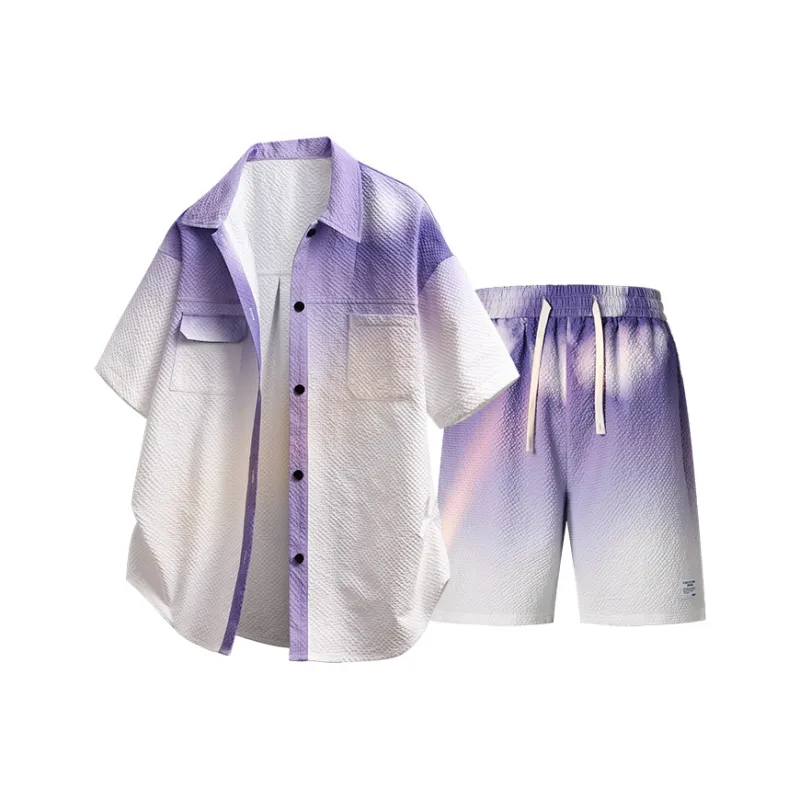 Fakeyoung Shirt Matching Set Unisex-6