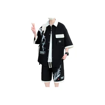 Fakeyoung Shirt Matching Set Unisex