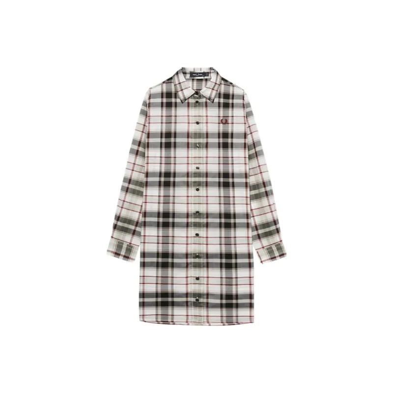 FRED PERRY SS25 Long Sleeved Dress Women's-0