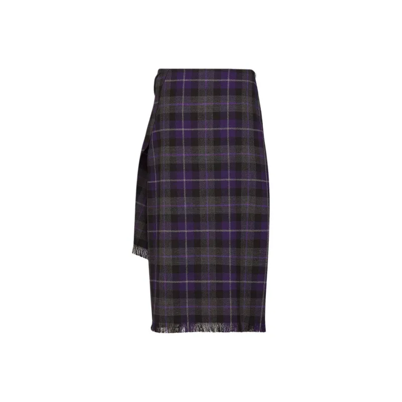 DIOR FW24 Casual Long Skirts Women's Purple-0