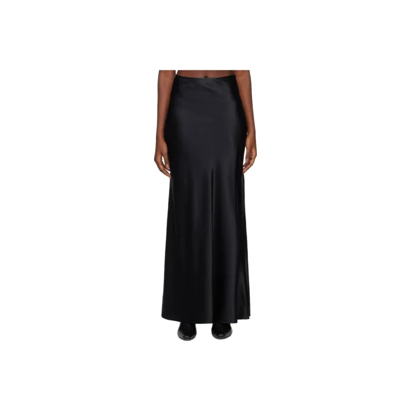 Staud Casual Long Skirt Women's Black-0