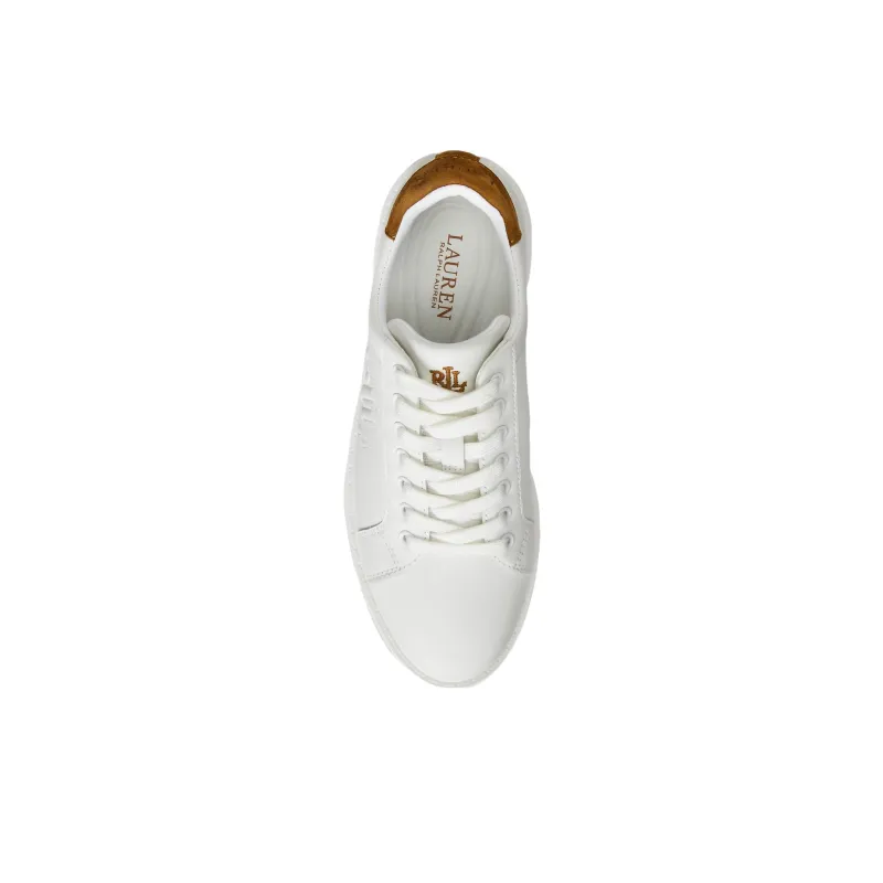 LAUREN RALPH LAUREN Ainsley Low Top Skateboard Shoes Women's White-3