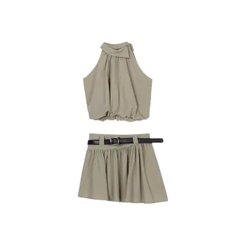 PLANE DRIFT Two Piece Skirt Sets Women's