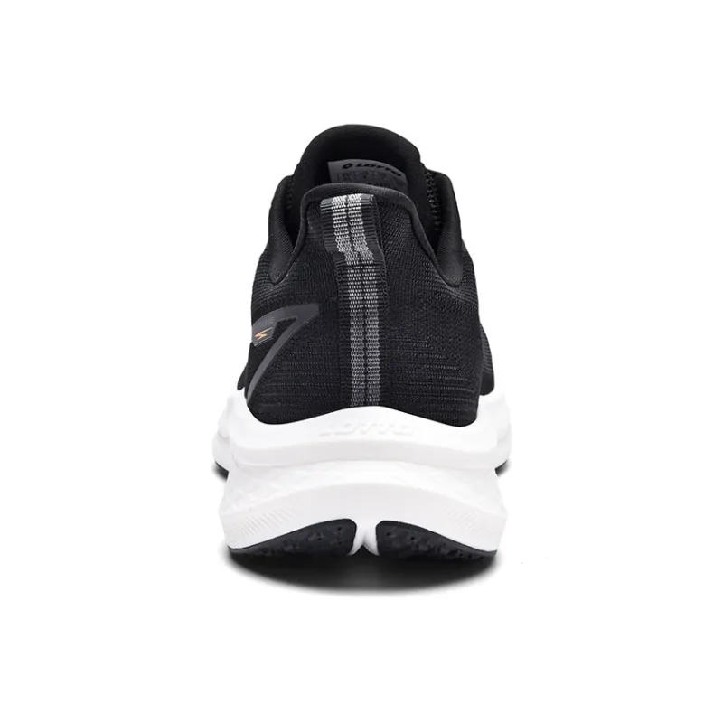 LOTTO Shock Absorbing, Non Slip, Wear Resistant, Breathable And Lightweight Low Top Running Shoes Men's Black-3