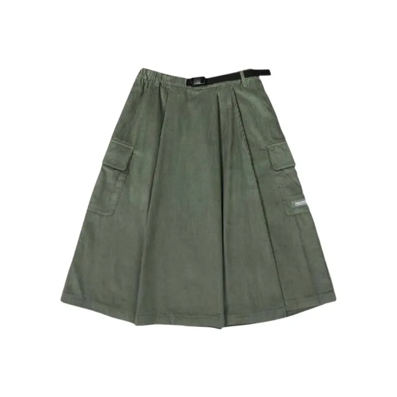 FILA Casual Long Skirt Women's Army Green-0
