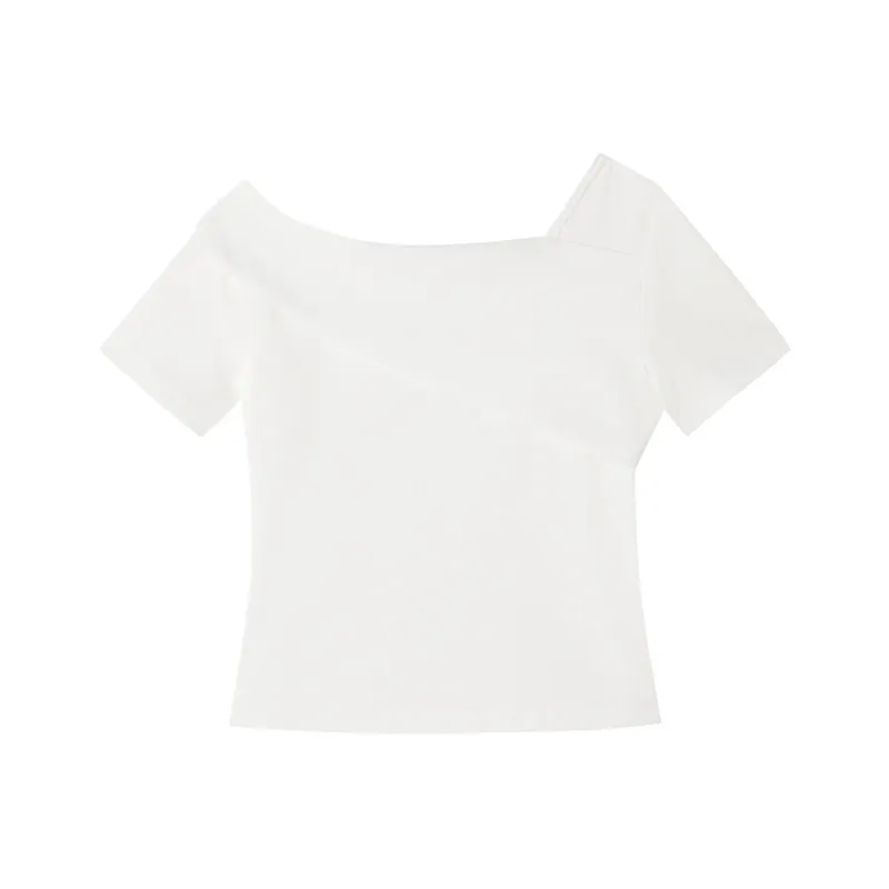 XIANGYING T Shirt Women's White-1