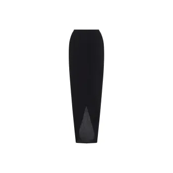 RICK OWENS Slit Detailed Pencil Skirt