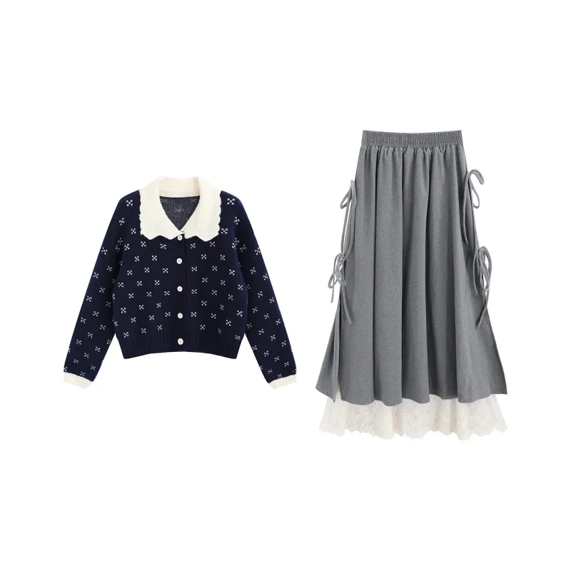 Garbege Two Piece Skirt Sets Women's-0