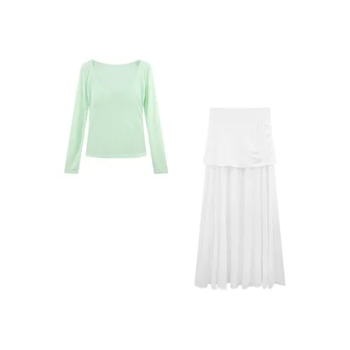 PLANE DRIFT Two Piece Skirt Sets Women's