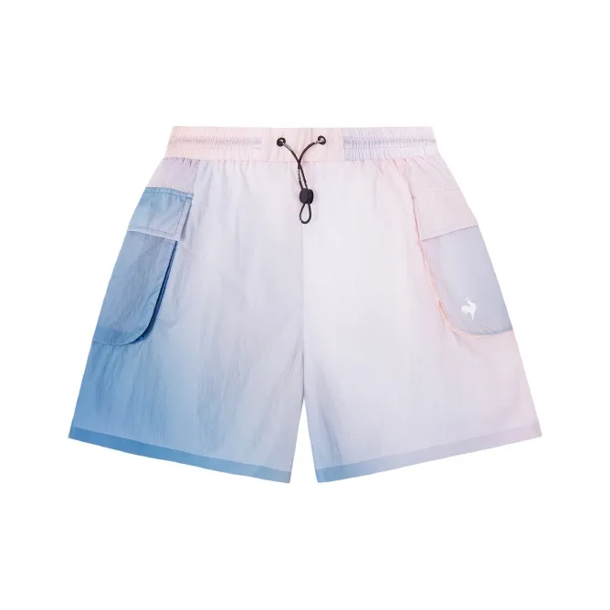 Le Coq Sportif Casual Shorts Women's Gray Blue-0