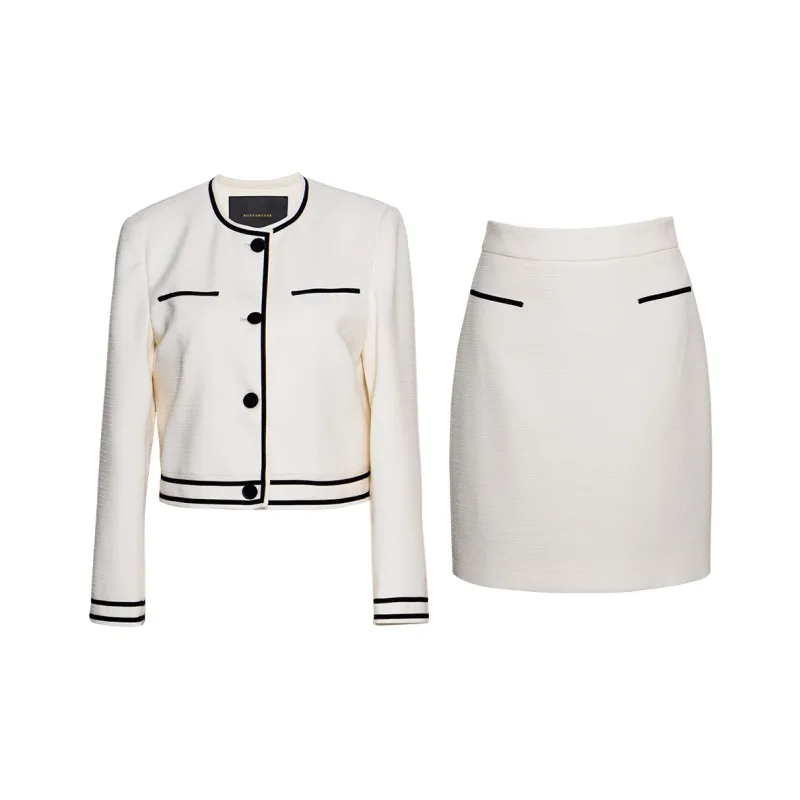 ROEYSHOUSE Skirt Set Women's White-0