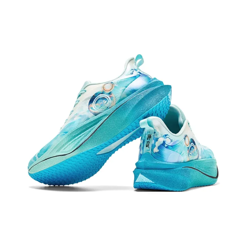 Jianjie Running Shoes Unisex Low Top Blue-31