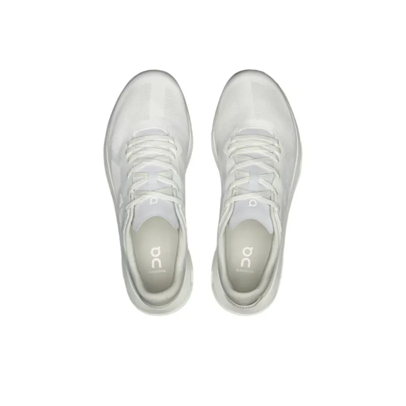 On Cloudzone Anti Slip Wear Resistant Low Top Running Shoes Men's White-3