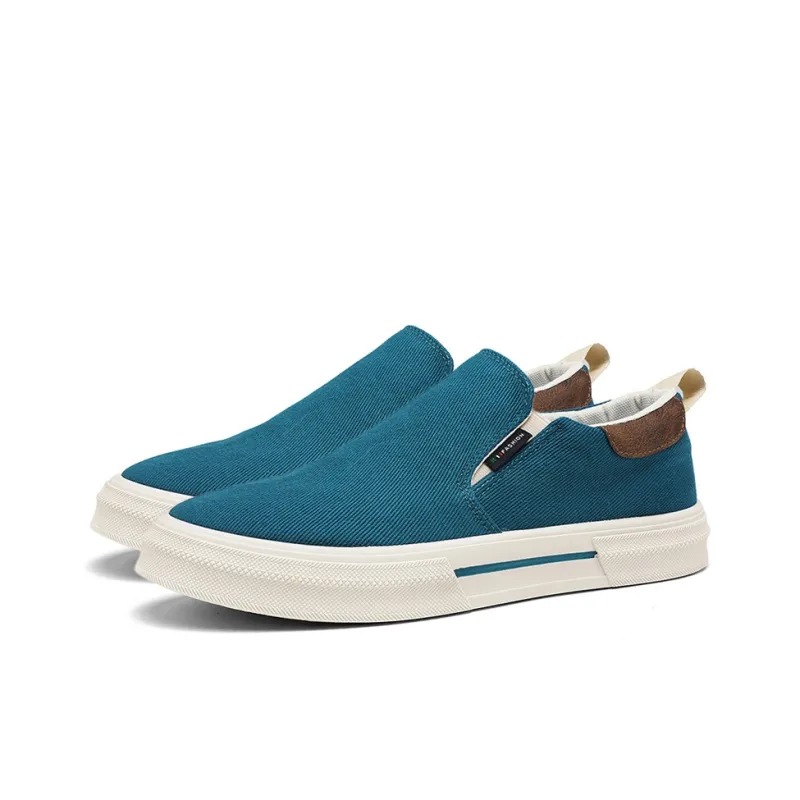 HACKBUTEER Low Top Canvas Shoes Men's Box Included-11