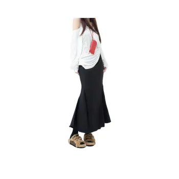 FOREVER 21 Casual Long Skirts Women's Black