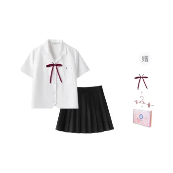 Tokyo Season Uniform Women's Gift Box Set White+Navy Blue