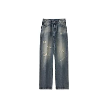 AHAH Jeans Men Vintage Blue