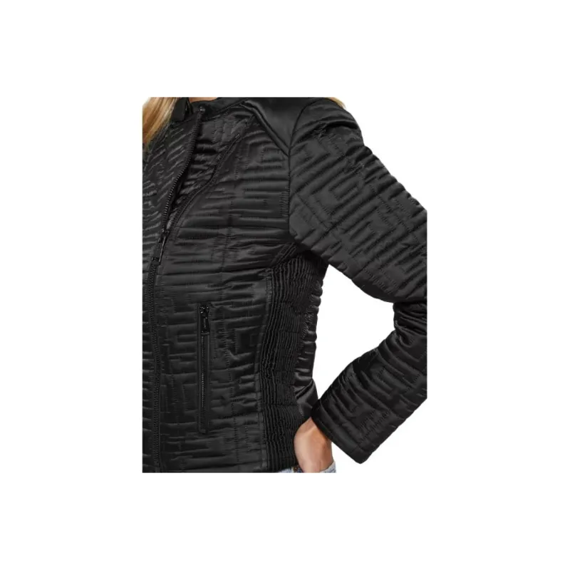 GUESS Jackets Coats Women's Black-4