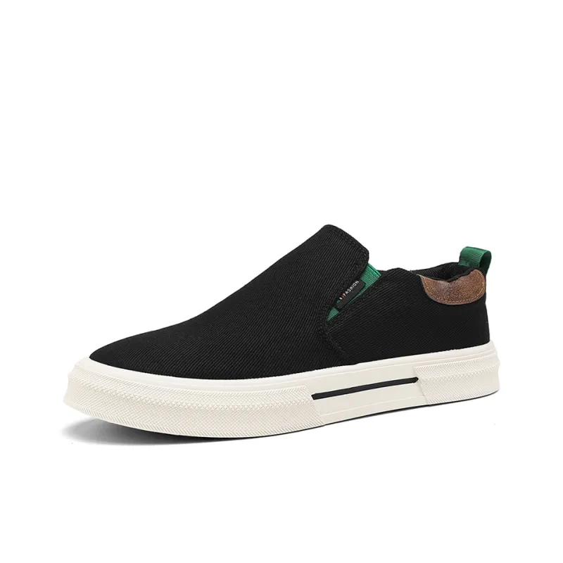 HACKBUTEER Low Top Canvas Shoes Men's Box Included-6