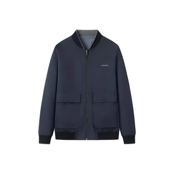Yalu Jackets Men Navy Blue
