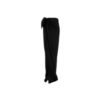 Balenciaga Tie Detailed Wrap Skirt