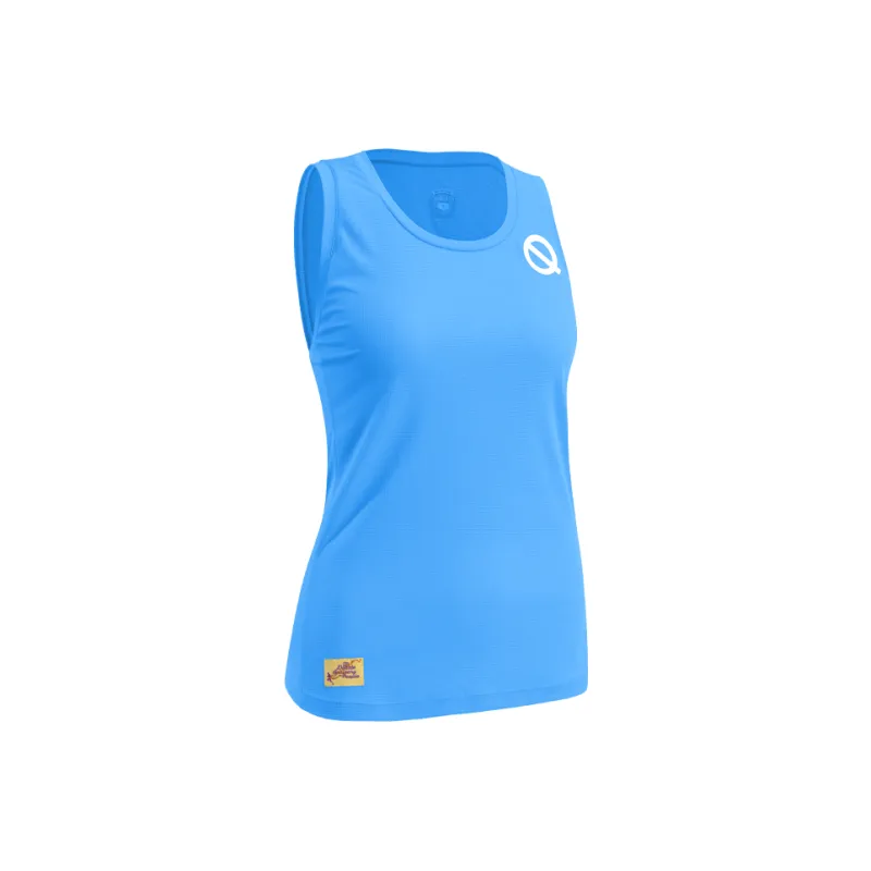 Qinkung Sport Vests Women's Jeep Blue-0