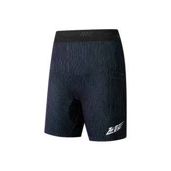 QIAODAN Feiying Sports Shorts Men's Black/Light Blue