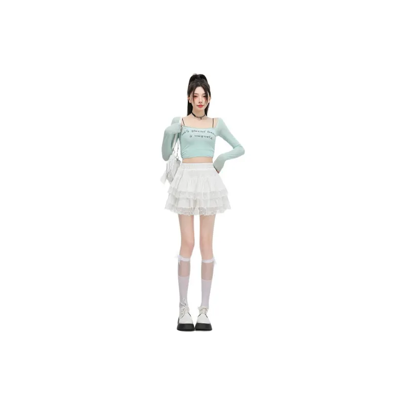 XIANSINIAO Casual Short Skirts Women's-1