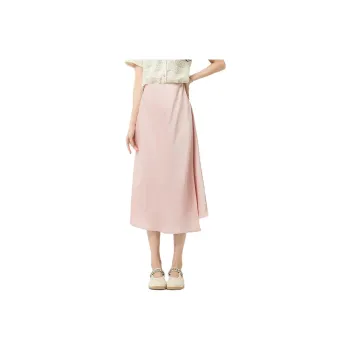 Shavani Casual Long Skirts Women's Pink