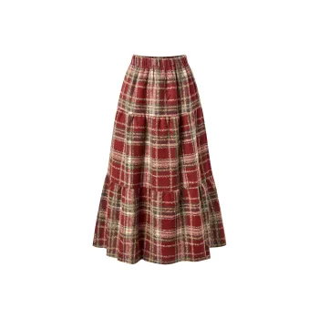 XUANSHU Casual Long Skirts Women's