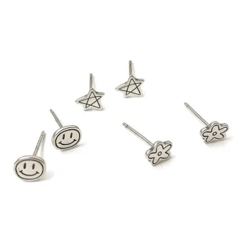 BLESSED BULLET Alloy Stud Earrings Women's
