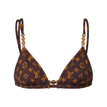 LOUIS VUITTON Monogram Bikini Top