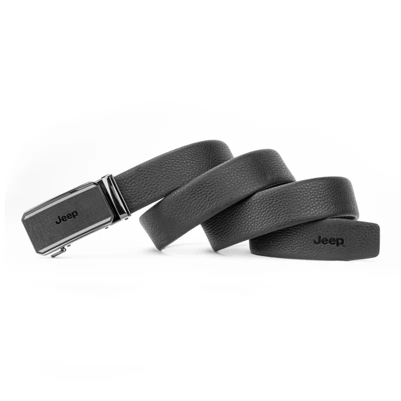 Jeep Top Grain Cow Leather Belts Men's 3.5cm-7