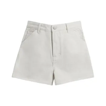 COACH SS24 Denim Shorts Women's White