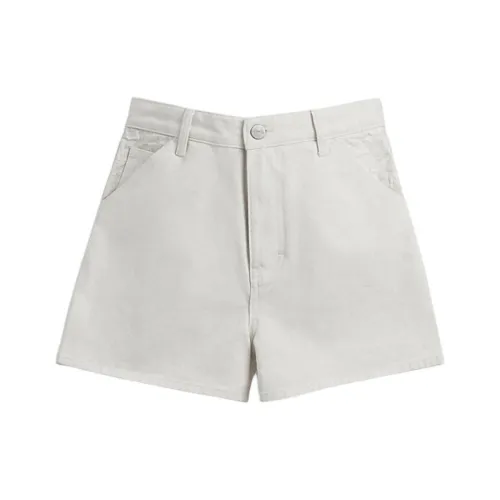 COACH SS24 Denim Shorts Women's White