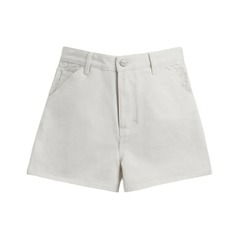 COACH SS24 Denim Shorts Women's White-0