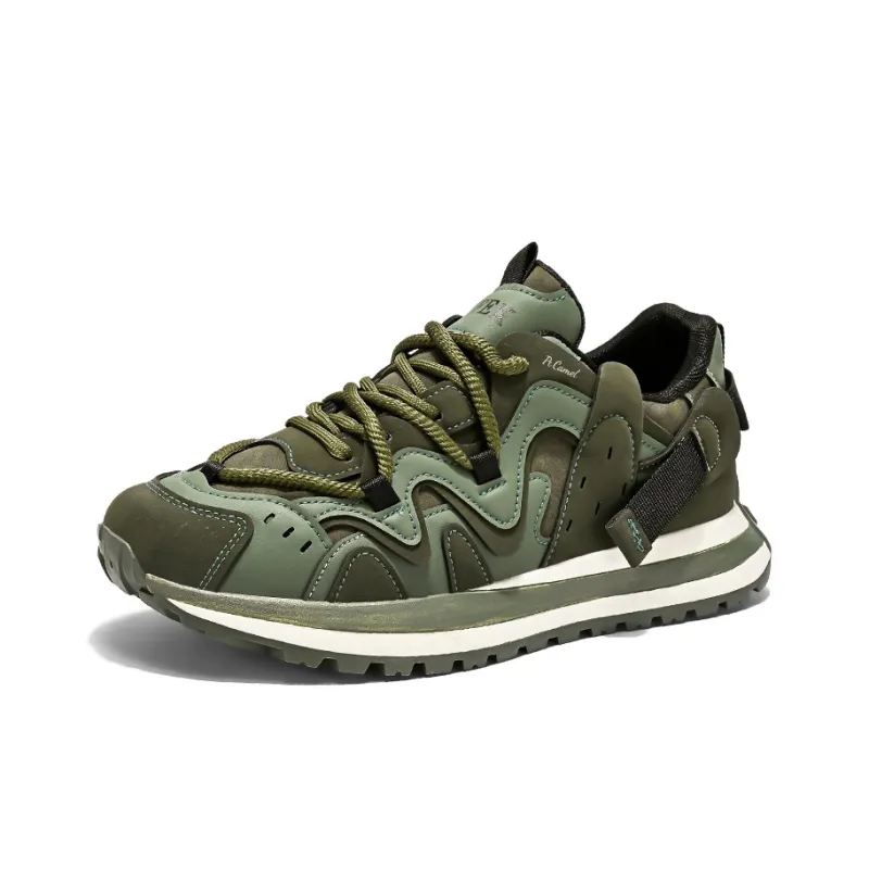 PROTECTCAMEL Slip Resistant Lightweight Height Increasing Low Top Casual Shoes Men's-5