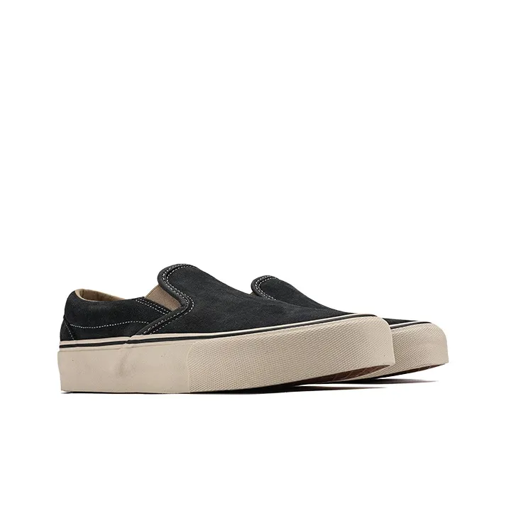 Fang Sanhuo Coverage Slip Resistant And Abrasion Resistant Low Top Skateboard Shoes Unisex Black-2