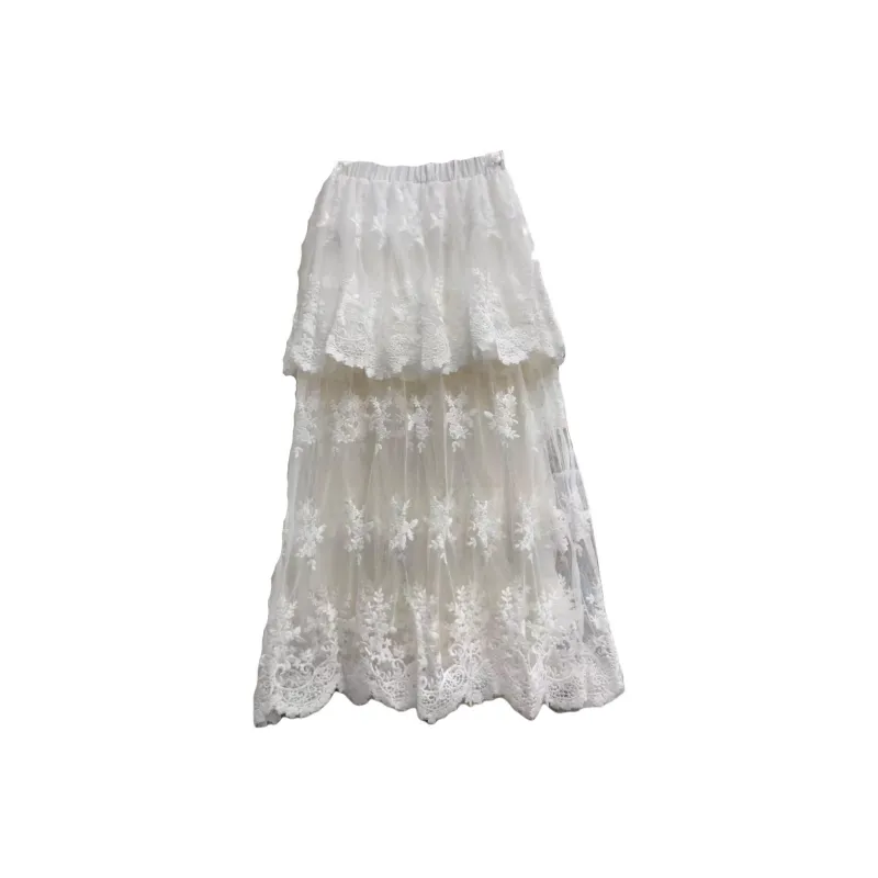 PLAY BUSH Casual Long Skirt Women's-2