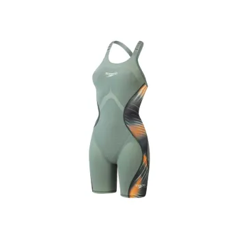 Speedo One piece Swimsuit Women's Green/Orange