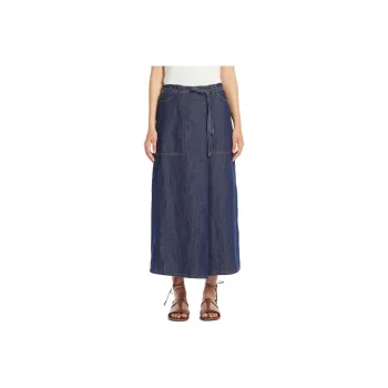 WEEKEND MaxMara Casual Long Skirts Women's Blue