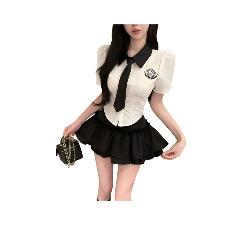 XIANSINIAO Two Piece Skirt Sets Women's-3