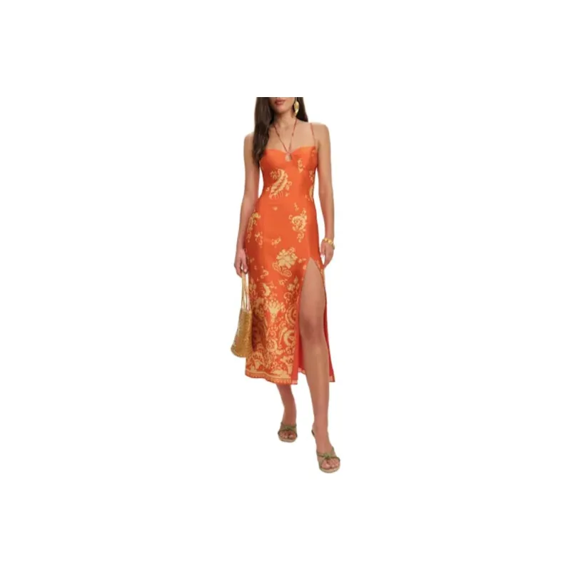 REFORMATION Sophie Silk Dress Slip Dress Women's-0
