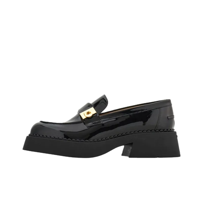 FERRAGAMO Hug Loafers Women's Black-0