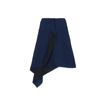 Yohji Yamamoto Casual Long Skirt Women's Indigo