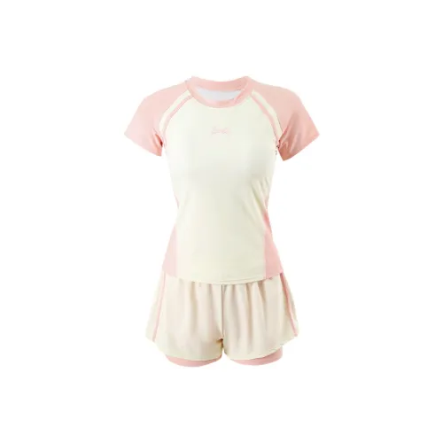 Barbie Two Piece Swimsuit Women's Beige