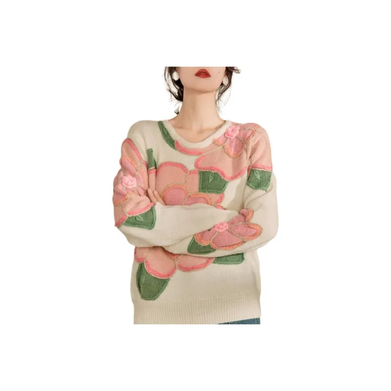 QIAOYUHUAZUN Knitwear Women's Multicolor-1