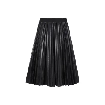 XIANGYING Casual Long Skirts Women's Black