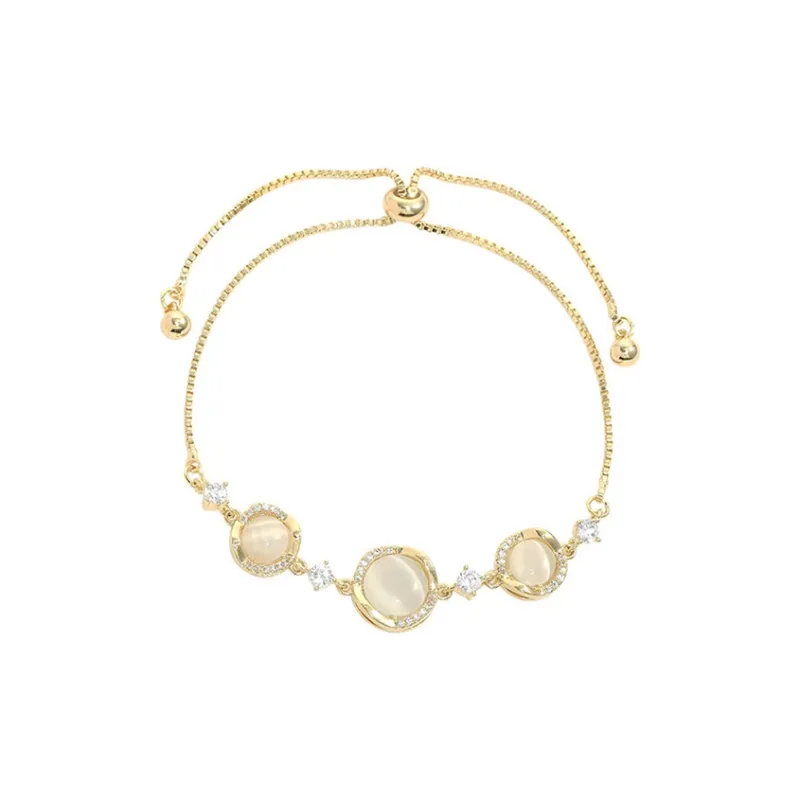 ALI THE FOX Glass Cat Eye Bracelets Women's-2