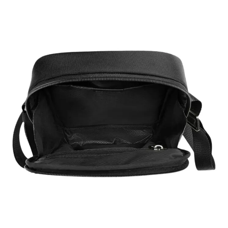 SAMSONITE Fabric Crossbody Bag, Shoulder Bag Small Size Men's Black-4